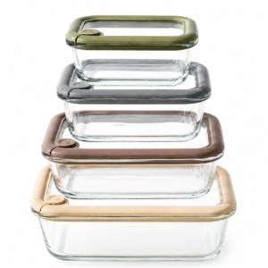 Glass Storage Container with Glass Lid